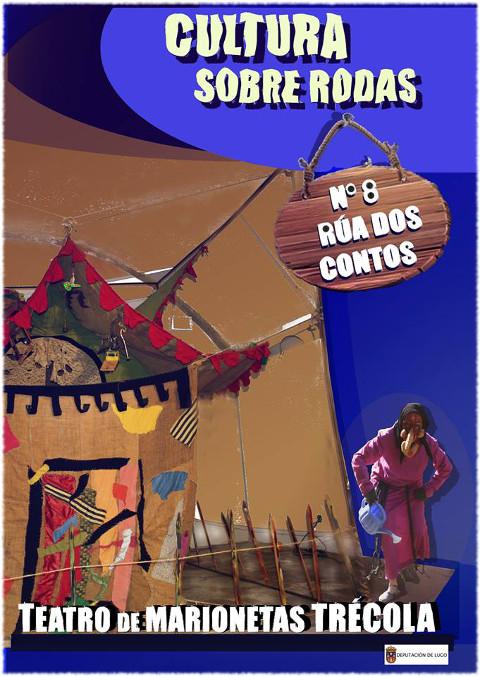 Este sábado, 19 de setembro, o Grupo de Marionetas Trécola ofrecerá un espectáculo na praza da Fontenova, en Viveiro. Organiza: Viveiro CCH.