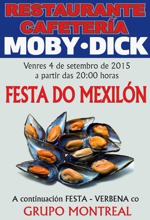 El restaurante Moby Dick, de Barreiros, celebra este viernes, 4 de septiembre, fiesta del mejillón y verbena. 
