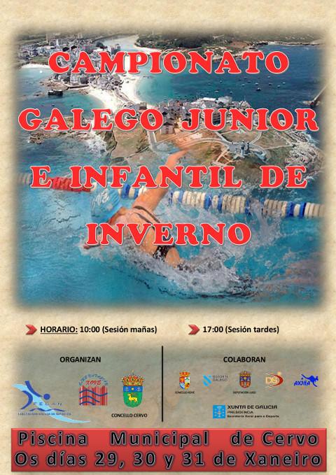 A piscina olímpica de San Ciprián acollerá do 29 ao 31 de xaneiro o campionato galego de natación junior e infantil de inverno. 