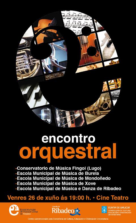 "Encontro Orquestral" mañá, 26 de xuño, no Teatro en Ribadeo e o sábado no centro cívico de Xove.