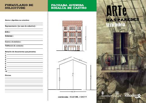 O Concello de Ribadeo convoca o concurso "Arte nas paredes" para seguir facendo máis agradable á vista a paisaxe urbana. Os artistas que queiran participar teñen ata o 22 de xuño para presentar as súas propostas. 
