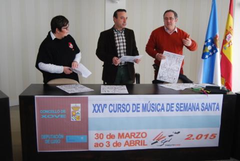 Do 30 de marzo ao 3 de abril terá lugar en Xove o XXV Curso de Formación Orquestral Semana Santa 2015. 