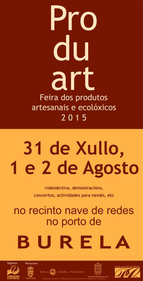 Burela acollerá do 31 de xullo ao 2 de agosto a décimo terceira edición de Produart, a feira de produtos artesanias e ecolóxicos. Na mesma daranse cita arredor de 70 expositores. 