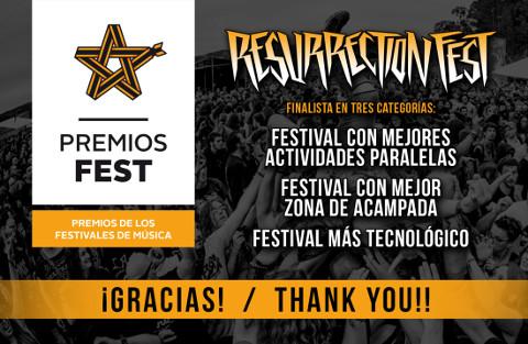 En Viveiro el Resurrection Fest 2015 ha sido nominado en los European Festival Awards a mejor festival de tamaño medio. 