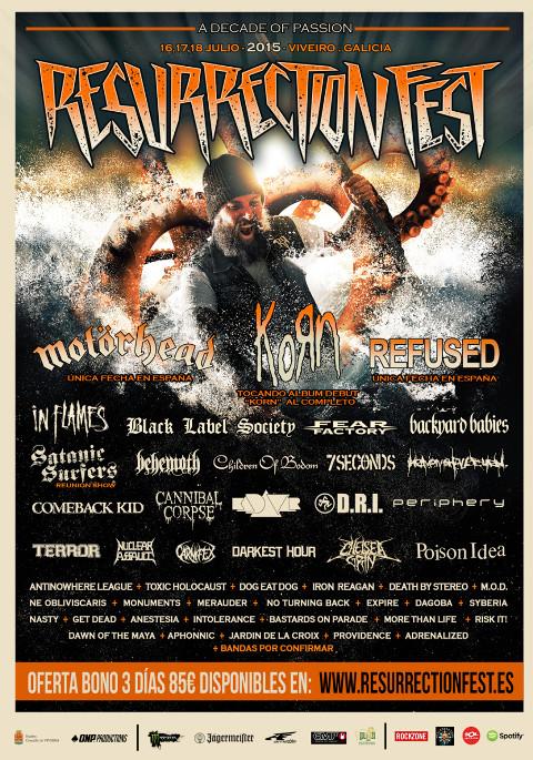 Deportes extremos y fiesta de presentación en el Resurrection Fest 2015, que se celebrará en Viveiro del 16 al 18 de julio.