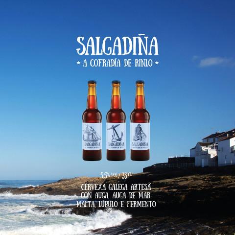 O restaurante A Cofraría de Rinlo presentou a súa propia cervexa artesá. Chámase "Salgadiña" e entre os seus ingredientes ten auga de mar. 