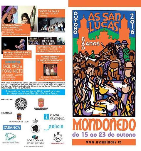 Todo está listo en Mondoñedo para a celebración da 860 edición de As San Lucas, que terán lugar do 15 ao 23 de outubro. 