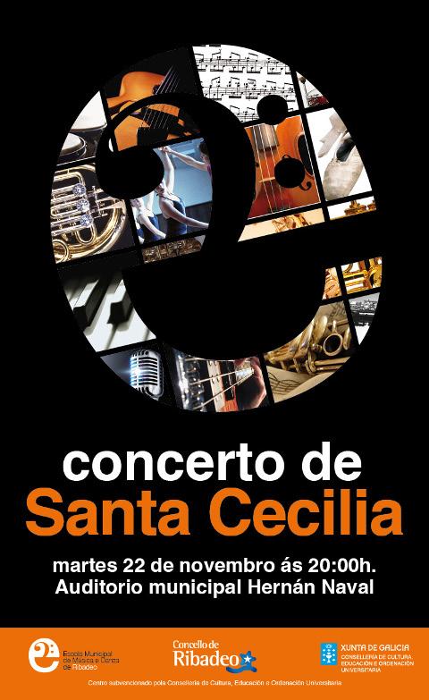 Un cento de alumn@ da EMMeD de Ribadeo participarán o 22 de novembro no concerto de Santa Cecilia.