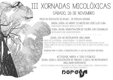 Nordés Faladora organiza, por terceiro ano consecutivo, unha xornada dedicada aos cogomelos, que inclúe saída ao monte e degustación. Será o 26 de novembro.