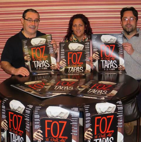 A XII Ruta das Tapas de Foz terá lugar do 2 ao 4 de abril en dezaoito locais hostaleiros. 