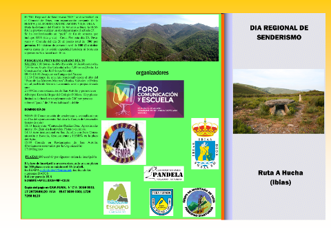 El grupo de montaña del club deportivo Marqués de Casariego, de Tapia, organiza dos nuevas rutas los días 25 y 26 de abril.