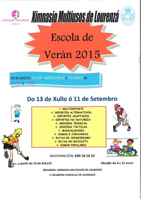 Lourenzá acolle dende o vindeiro luns, 13 de xullo, actividades de verán para nen@s de 4 a 12 anos e Noites Alternativas para rapaces de 12 a 16.