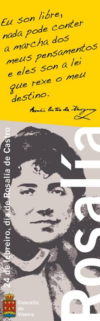 Viveiro lembrará a Rosalía de Castro o 24 de febreiro cunha charla, con música e coa lectura de poemas da escritora. 