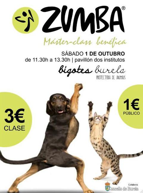En Burela terá lugar o 1 de outubro unha máster-class en beneficio da protectora de animais "Bigotes". O evento conta coa colaboración do Concello.