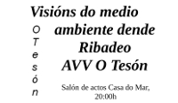 O biólogo Óscar Chao pronunciará este sábado, 18 de abril, en Ribadeo a charla "Máis aló das Catedrais: biodiversidade en Ribadeo e arredores". O acto está organizado por O Tesón. 