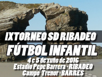 O IX Torneo SD Ribadeo de Fútbol Infantil reunirá na localidade a 16 equipos os días 4 e 5 de xuño. 