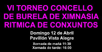 Trescentas ximnastas de toda Galicia participarán o 12 de abril no VI Torneo de Ximnasia Rítmica de Conxuntos Concello de Burela.